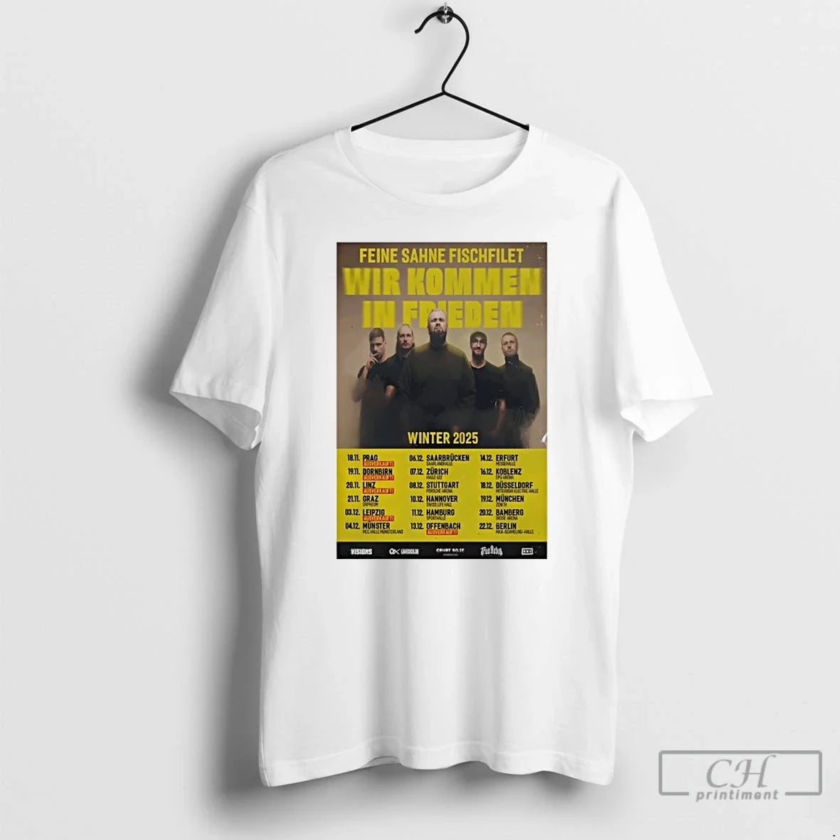 Premium Feine Sahne Fischfilet Winter 2025 Tour - Adult & Kids T-Shirts, Sweatshirts & Hoodies apparel design preview 1