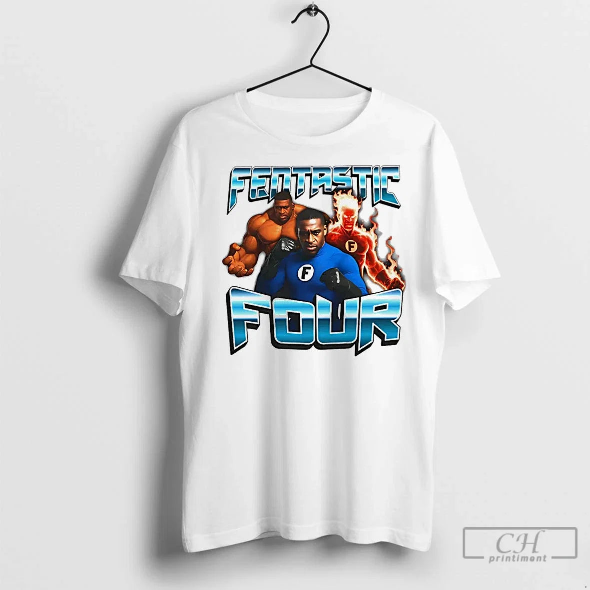 Premium Fentastic Four George Floyd - Adult & Kids T-Shirts, Sweatshirts & Hoodies apparel design preview 1
