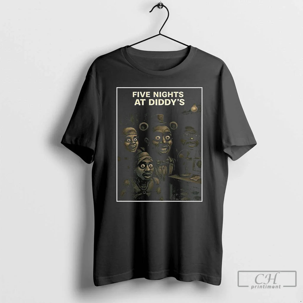 Premium Five Nights At Diddys Caricature - Adult & Kids T-Shirts, Sweatshirts & Hoodies apparel design preview 1