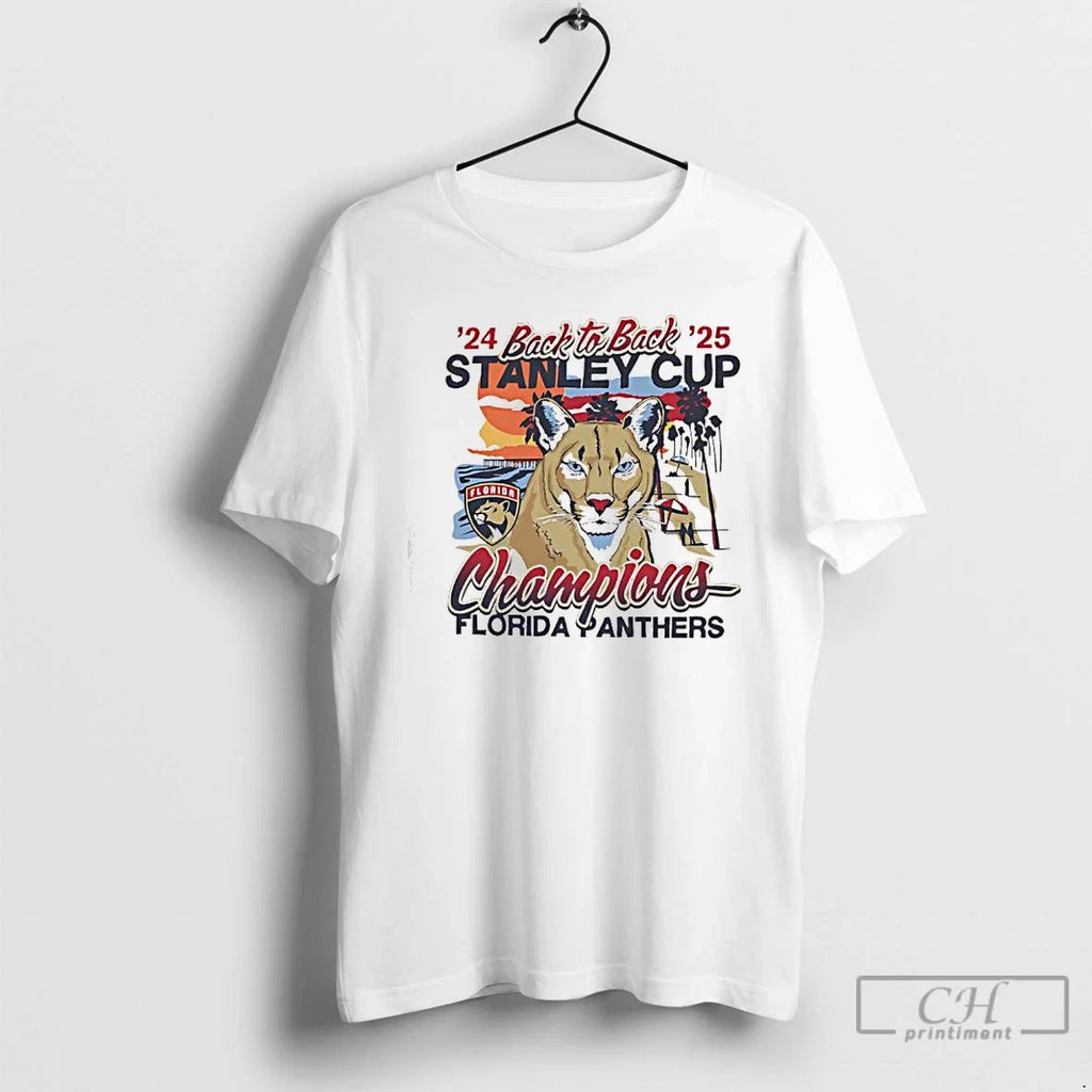 Premium Florida Panthers 47 Cream Back To Sunset - Adult & Kids T-Shirts, Sweatshirts & Hoodies apparel design preview 1