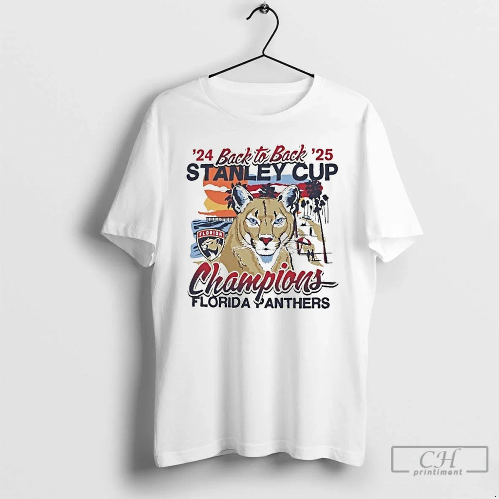 Premium Florida Panthers Back To Sunset Franklin - Adult & Kids T-Shirts, Sweatshirts & Hoodies apparel design preview 1