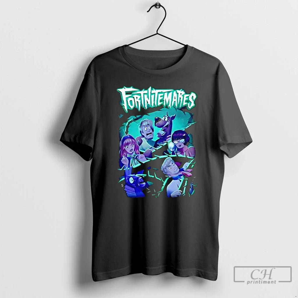 Premium Fortnitemares Scooby Doo Halloween - Adult & Kids T-Shirts, Sweatshirts & Hoodies apparel design preview 1