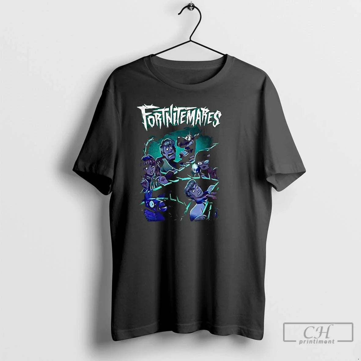 Premium Fortnitemares Scooby Doo - Adult & Kids T-Shirts, Sweatshirts & Hoodies apparel design preview 1
