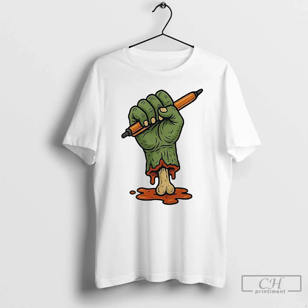 Premium Freedom From Censorship Zombie Hand Halloween - Adult & Kids T-Shirts, Sweatshirts & Hoodies apparel design preview 1