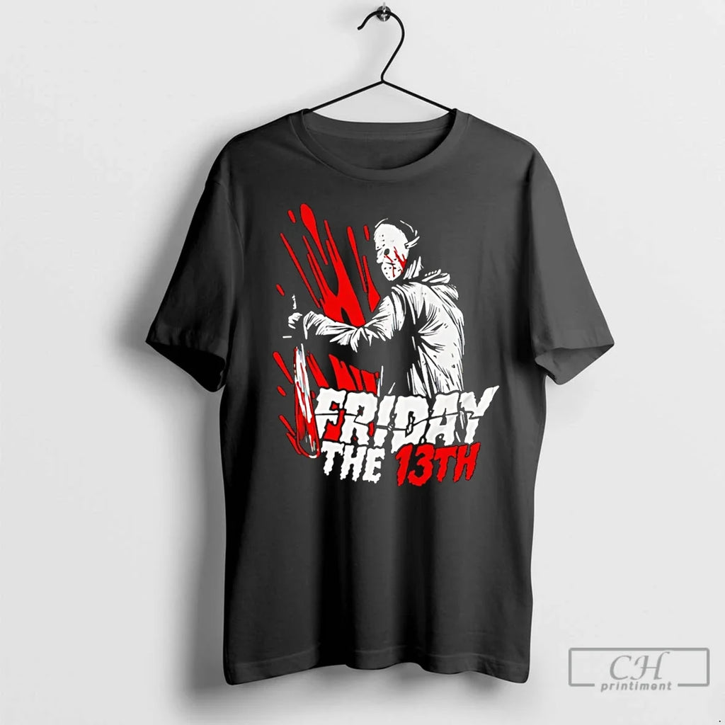 Premium Friday The 13th Jason Voorhees Halloween - Adult & Kids T-Shirts, Sweatshirts & Hoodies apparel design preview 1