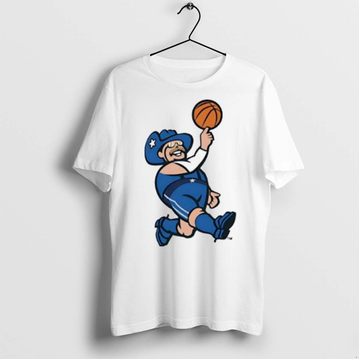 Premium Frisco Roughriders X Dallas Mavericks Mascot - Adult & Kids T-Shirts, Sweatshirts & Hoodies apparel design preview 1