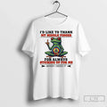 Premium Frog Id Like To Thank My Middle Finger For - Adult & Kids T-Shirts, Sweatshirts & Hoodies apparel design preview 1