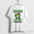 Premium Frog Smile Stupid People Are Like Glow Sticks - Adult & Kids T-Shirts, Sweatshirts & Hoodies apparel design preview 1