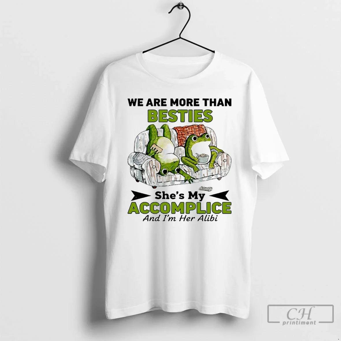 Premium Frog We Are More Than Besties Shes My - Adult & Kids T-Shirts, Sweatshirts & Hoodies apparel design preview 1