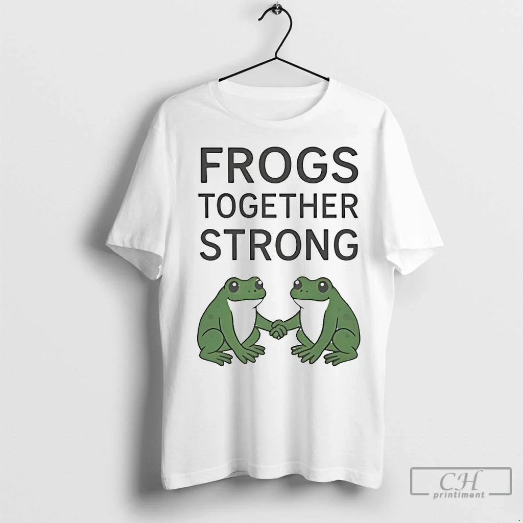 Premium Frogs Together Strong - Adult & Kids T-Shirts, Sweatshirts & Hoodies apparel design preview 1