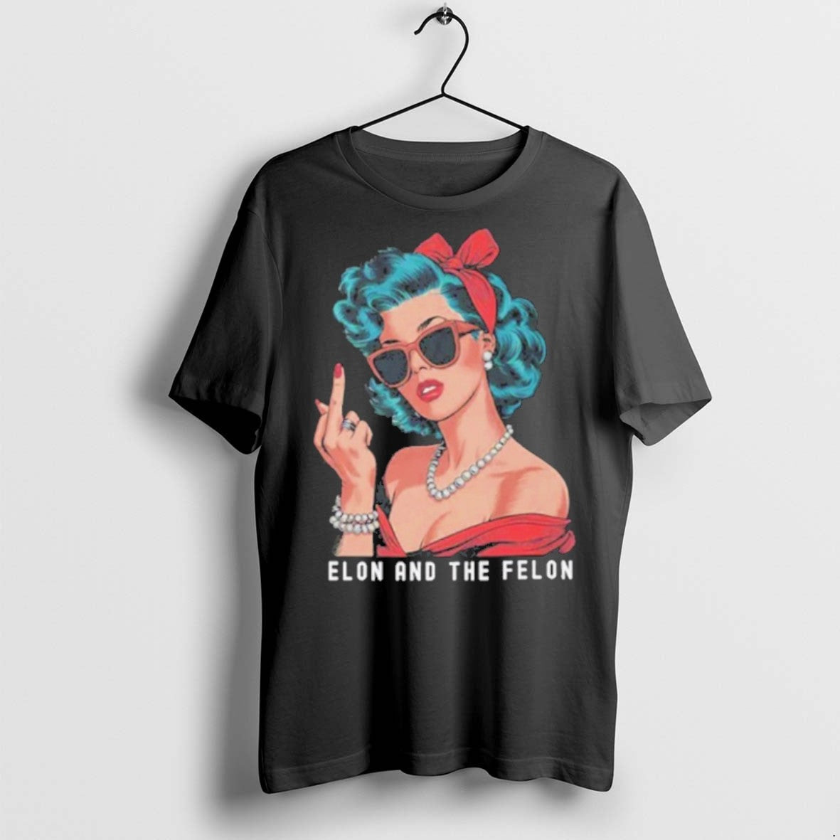 Premium Fuck Elon And The Felon - Adult & Kids T-Shirts, Sweatshirts & Hoodies apparel design preview 1