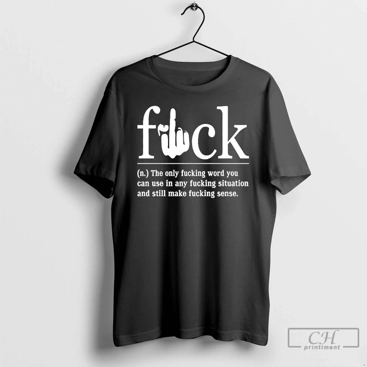 Premium Fuck The Only Fucking Word You Can Use In Any - Adult & Kids T-Shirts, Sweatshirts & Hoodies apparel design preview 1