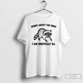 Premium Funny Raccoon Sorry About The Vibes I Am - Adult & Kids T-Shirts, Sweatshirts & Hoodies apparel design preview 1