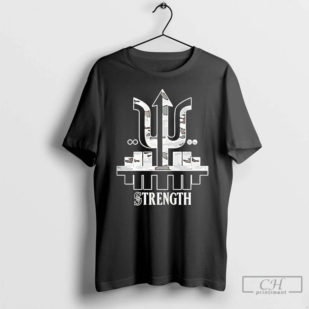 Premium Gabe Speier Wearing Seattle Mariners Strength - Adult & Kids T-Shirts, Sweatshirts & Hoodies apparel design preview 1