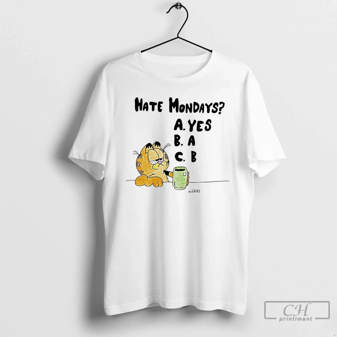 Premium Gaft Hate Mondays Yes A B - Adult & Kids T-Shirts, Sweatshirts & Hoodies apparel design preview 1