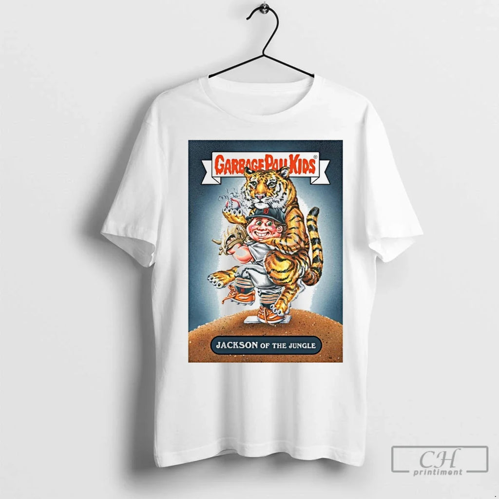 Premium Garbage Pail Kids Detroit Tigers Mlb Jackson - Adult & Kids T-Shirts, Sweatshirts & Hoodies apparel design preview 1