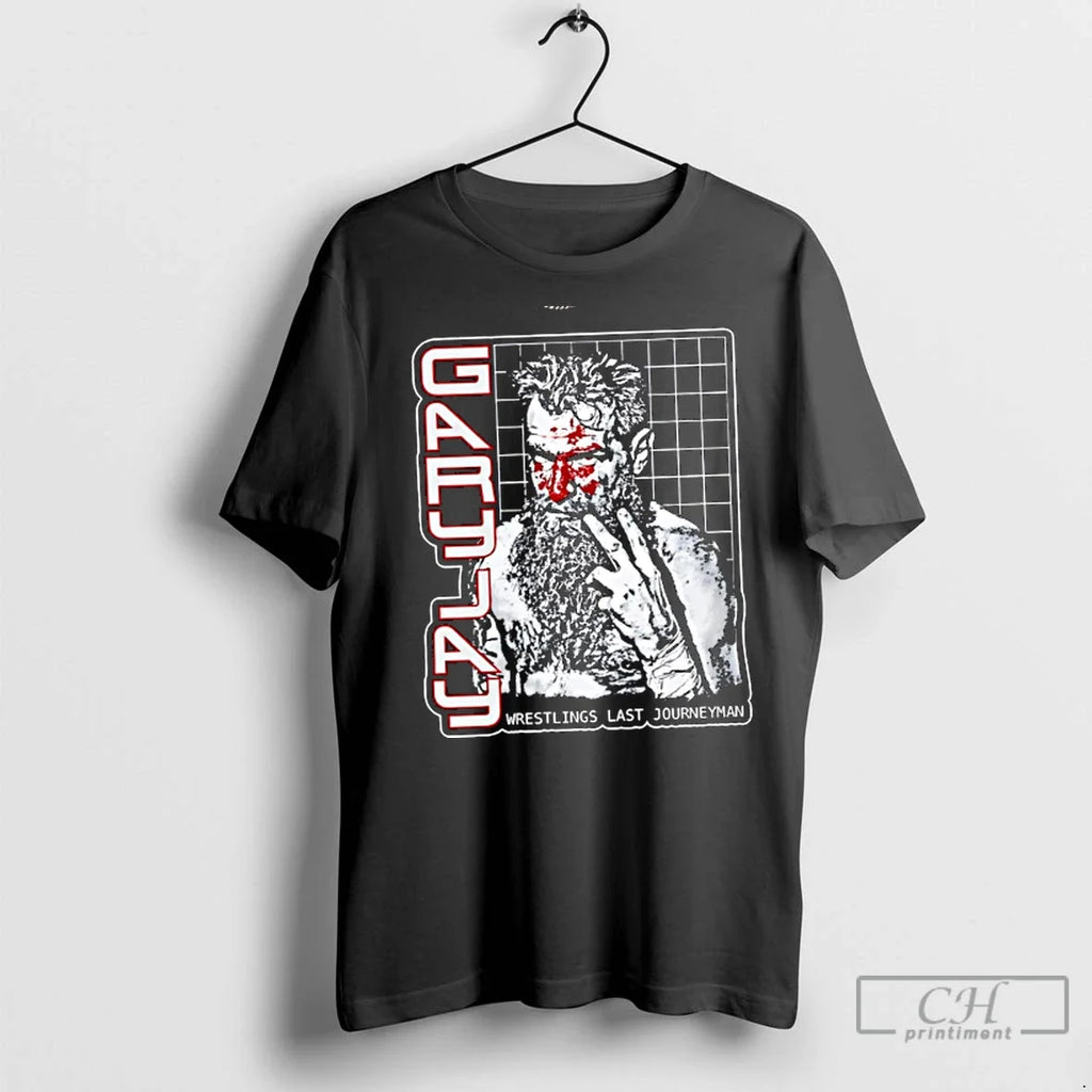 Premium Gary Jay Wrestlings Last Journeyman Retro - Adult & Kids T-Shirts, Sweatshirts & Hoodies apparel design preview 1