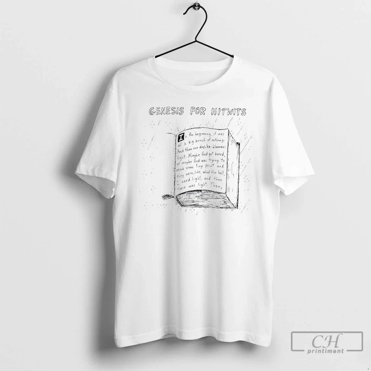 Premium Genesis For Nitwits Books Page - Adult & Kids T-Shirts, Sweatshirts & Hoodies apparel design preview 1