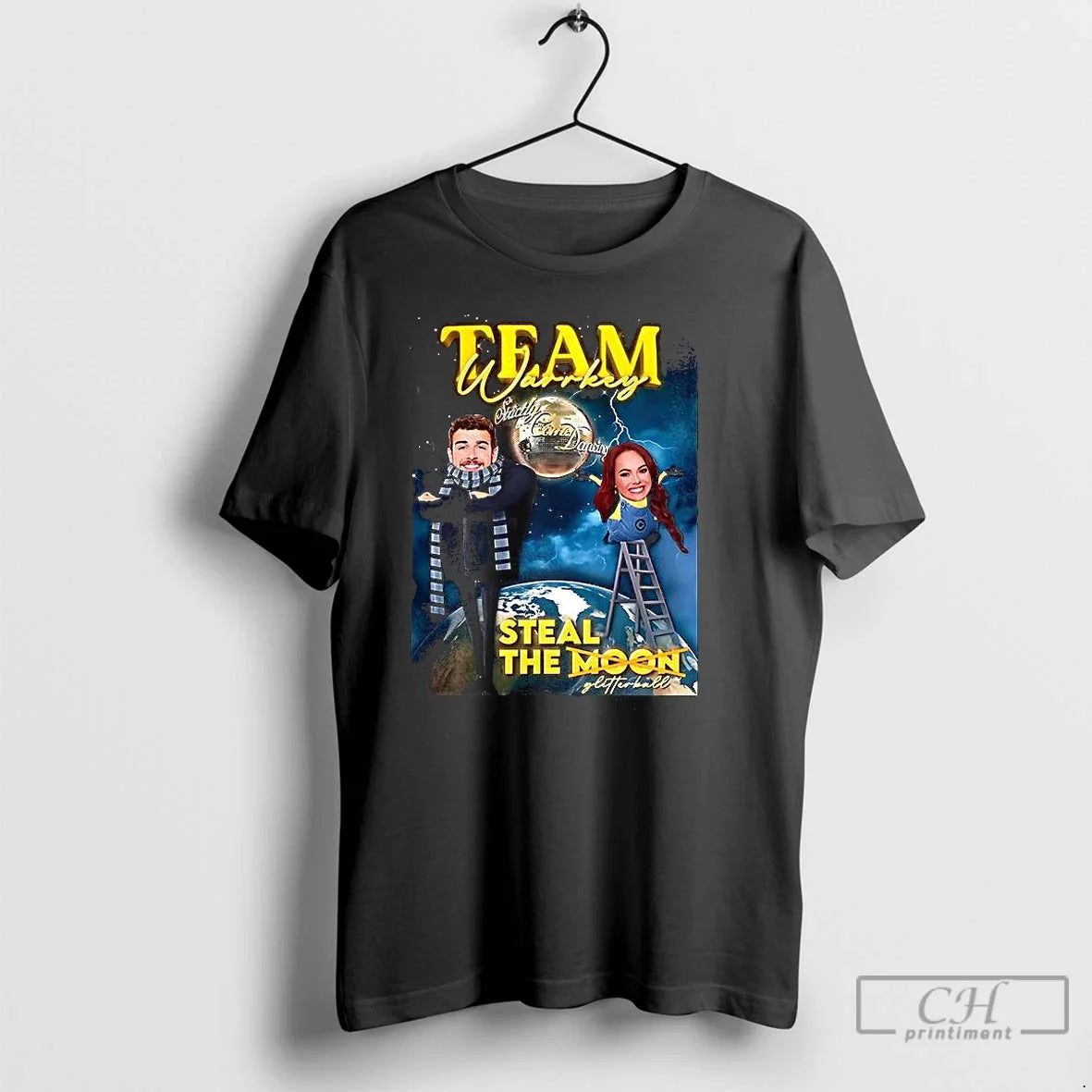 Premium George Clark And Alexis Warr Team Warrkey - Adult & Kids T-Shirts, Sweatshirts & Hoodies apparel design preview 1