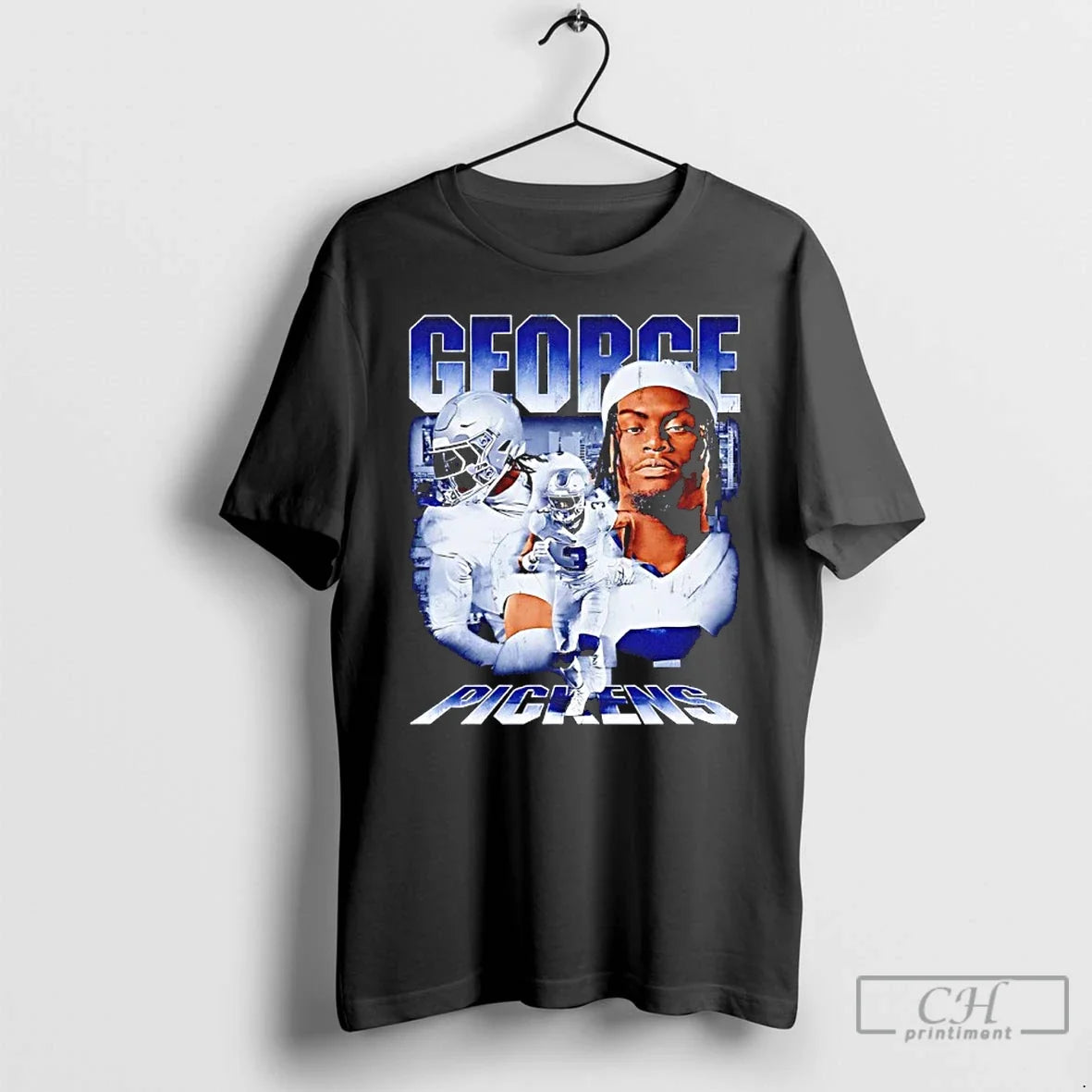 Premium George Pickens Dallas Cowboys Football Player - Adult & Kids T-Shirts, Sweatshirts & Hoodies apparel design preview 1