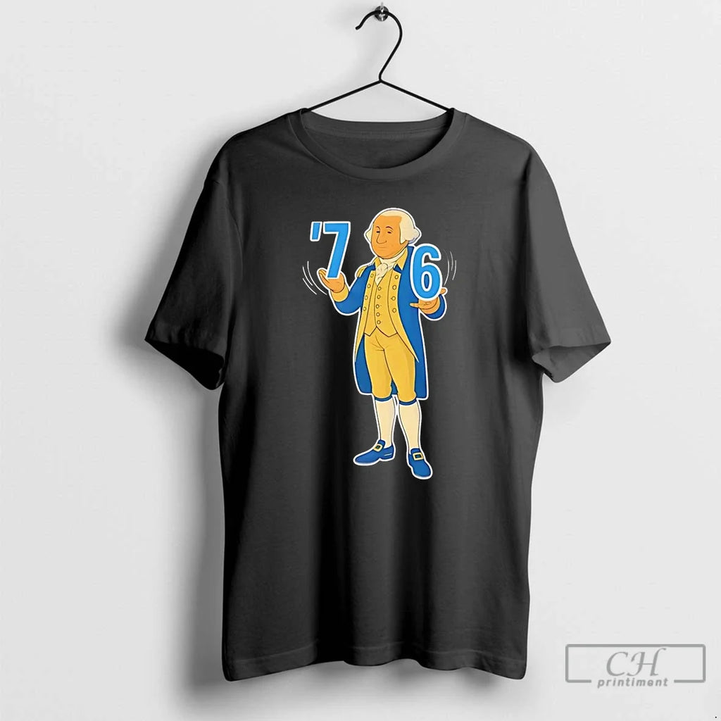 Premium George Washington Yeet 6 To 7 - Adult & Kids T-Shirts, Sweatshirts & Hoodies apparel design preview 1