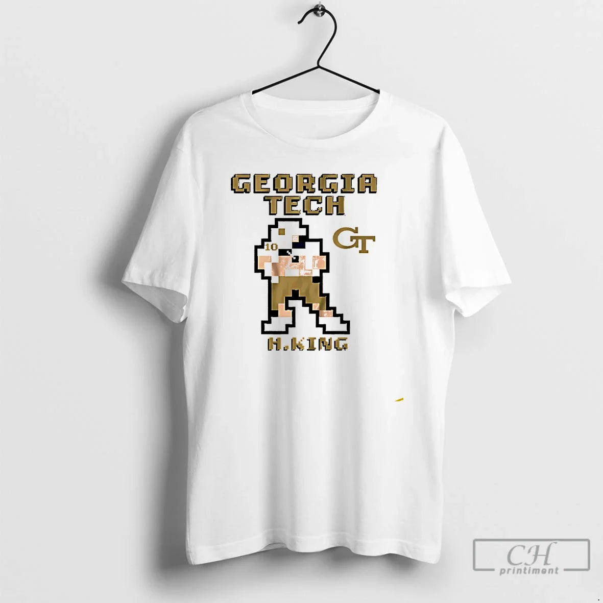 Premium Georgia Tech Yellow Jackets Football Haynes - Adult & Kids T-Shirts, Sweatshirts & Hoodies apparel design preview 1