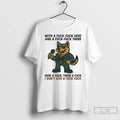 Premium German Shepherd Singing Here A Fuck There - Adult & Kids T-Shirts, Sweatshirts & Hoodies apparel design preview 1