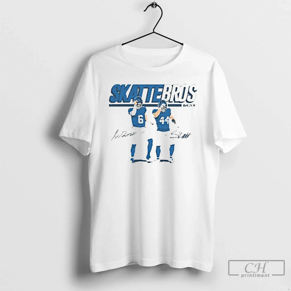 Premium Giants Jaxson Dart Cam Skattebo Skattebros - Adult & Kids T-Shirts, Sweatshirts & Hoodies apparel design preview 1