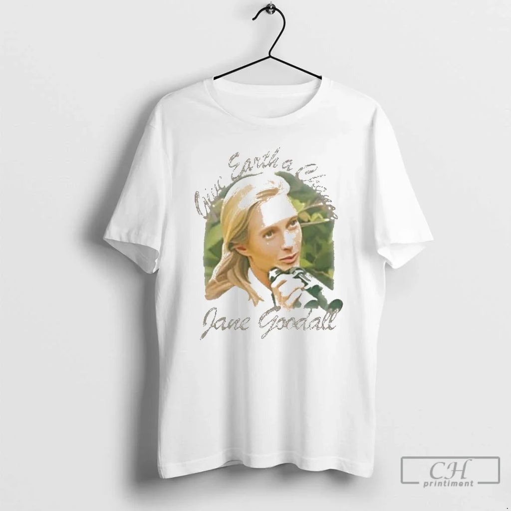 Premium Give Earth A Chance Jane Goodall - Adult & Kids T-Shirts, Sweatshirts & Hoodies apparel design preview 1