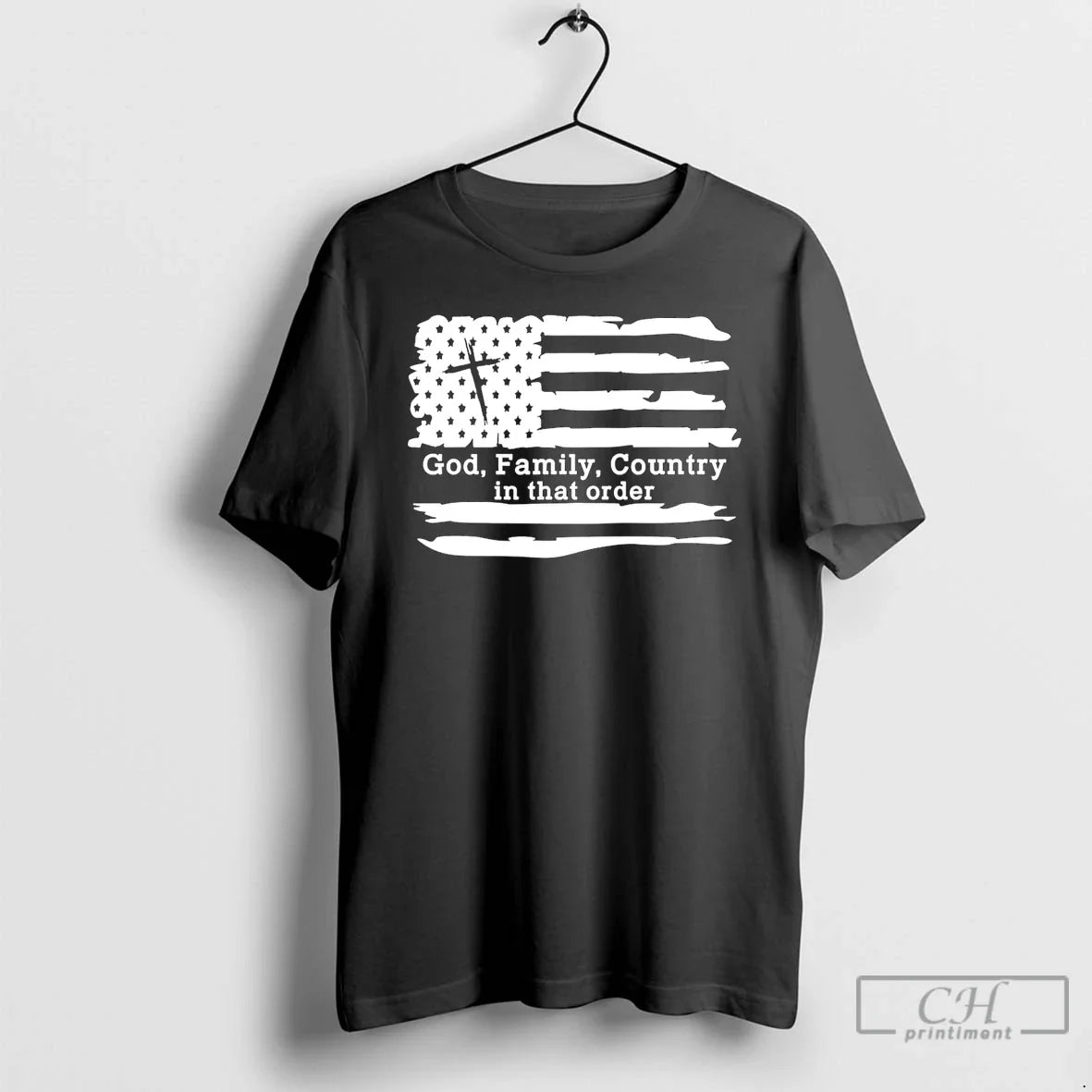 Premium God Family Country In That Order 2025 Usa - Adult & Kids T-Shirts, Sweatshirts & Hoodies apparel design preview 1