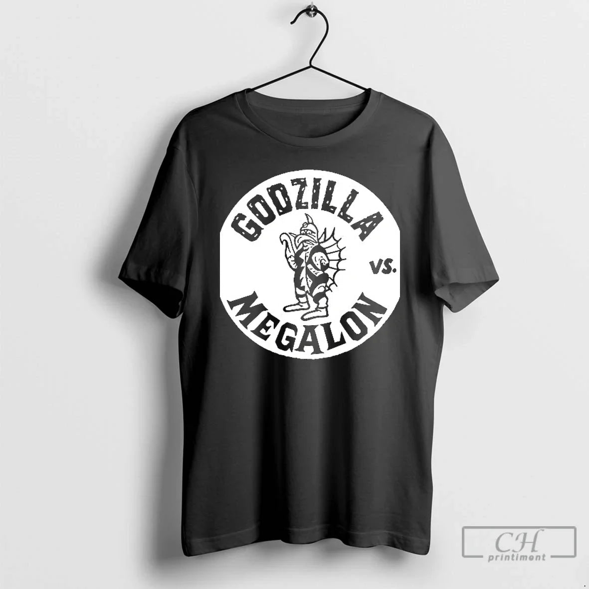 Premium Godzilla Vs Megalon Ceramic And Classic Dad - Adult & Kids T-Shirts, Sweatshirts & Hoodies apparel design preview 1