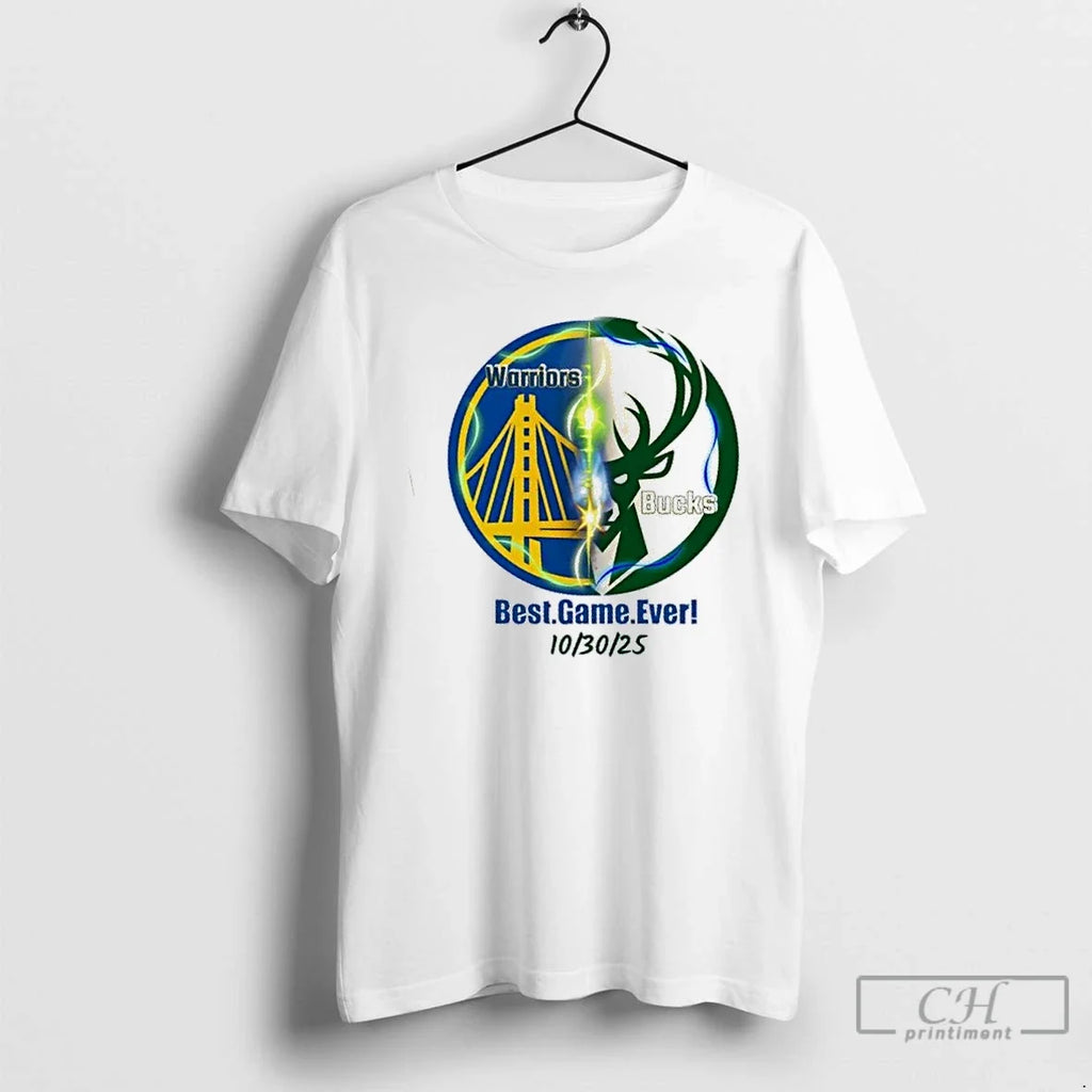 Premium Golden State Warriors Vs Milwaukee Bucks Best - Adult & Kids T-Shirts, Sweatshirts & Hoodies apparel design preview 1
