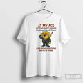 Premium Golden Dog At My Age Getting Lucky Means - Adult & Kids T-Shirts, Sweatshirts & Hoodies apparel design preview 1