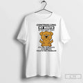 Premium Golden Dog Controlling My Mouth Is The Easy - Adult & Kids T-Shirts, Sweatshirts & Hoodies apparel design preview 1