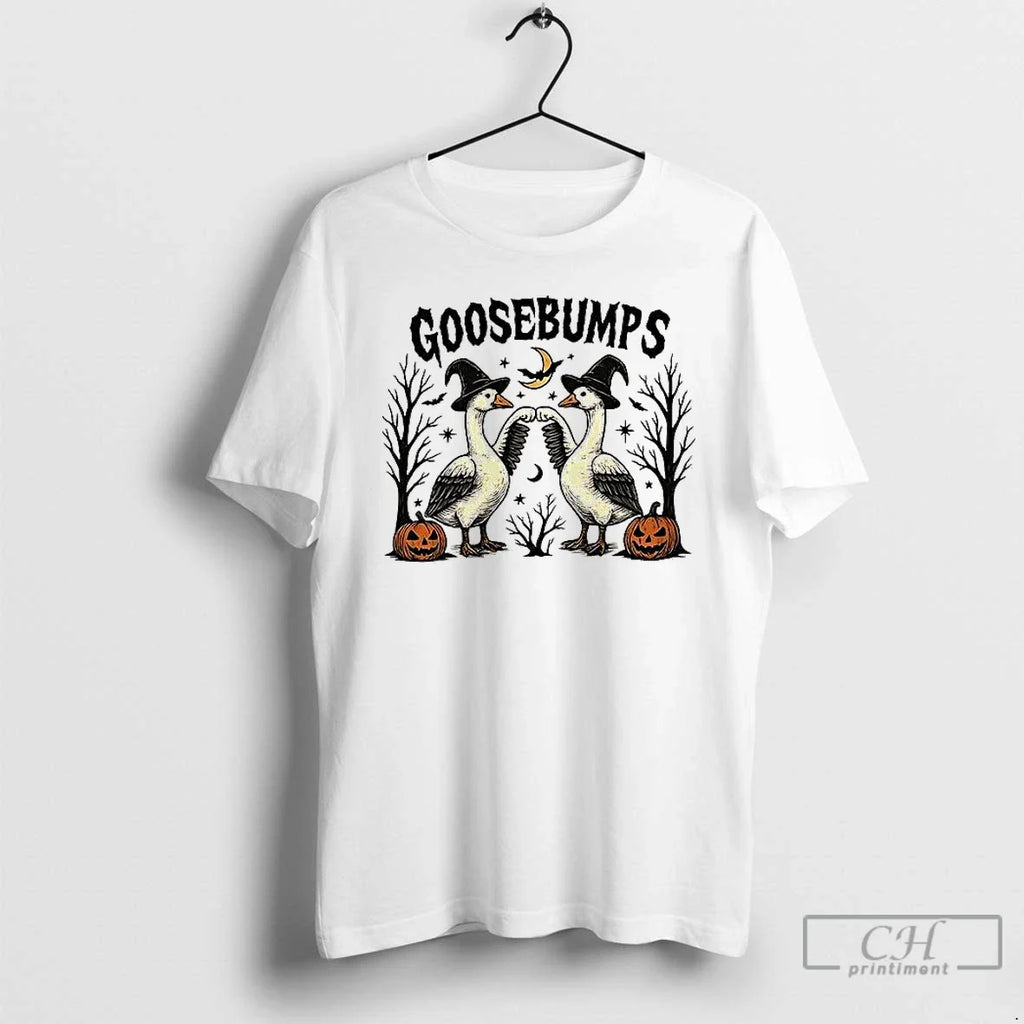 Premium Goosebumps Spooky Halloween - Adult & Kids T-Shirts, Sweatshirts & Hoodies apparel design preview 1