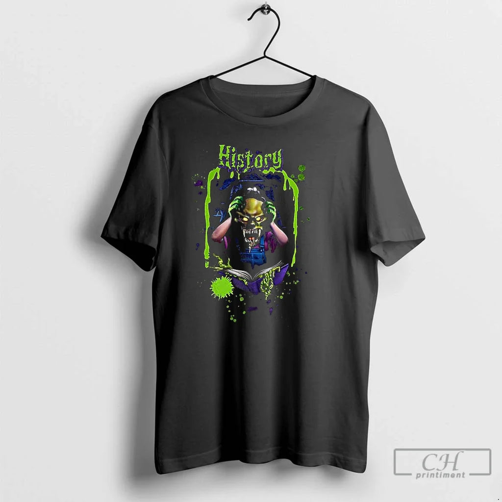 Premium Goosebumps Monster Reading Book Horror - Adult & Kids T-Shirts, Sweatshirts & Hoodies apparel design preview 1