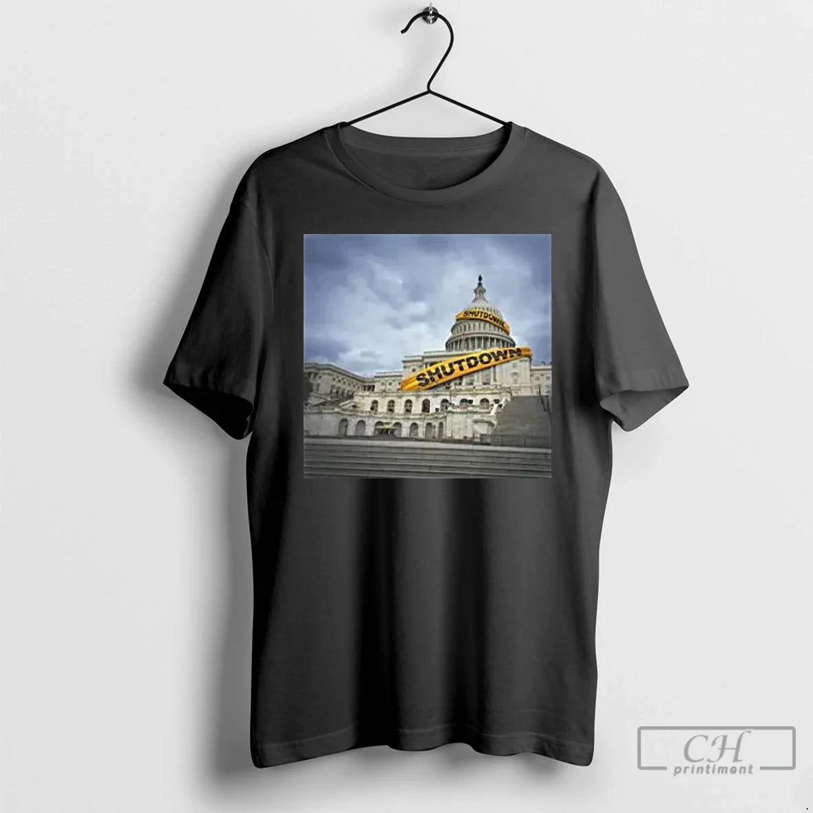 Premium Government Shutdown 2025 Long Sleve - Adult & Kids T-Shirts, Sweatshirts & Hoodies apparel design preview 1