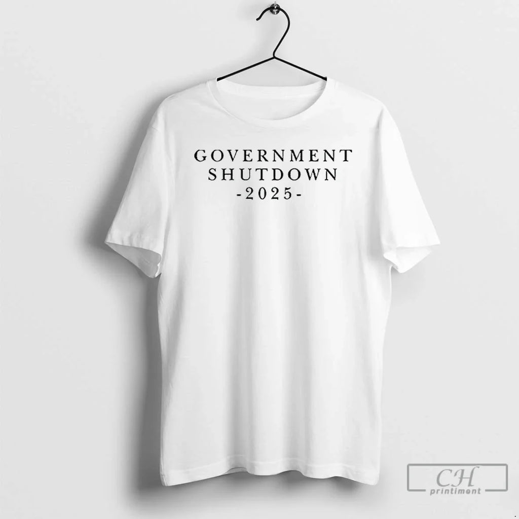 Premium Government Shutdown 2025 - Adult & Kids T-Shirts, Sweatshirts & Hoodies apparel design preview 1