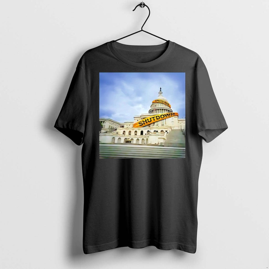 Premium Government Shutdown White House - Adult & Kids T-Shirts, Sweatshirts & Hoodies apparel design preview 1