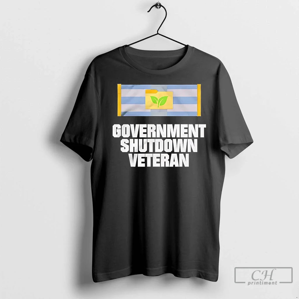 Premium Government Shutdown Veteran Ribbon - Adult & Kids T-Shirts, Sweatshirts & Hoodies apparel design preview 1