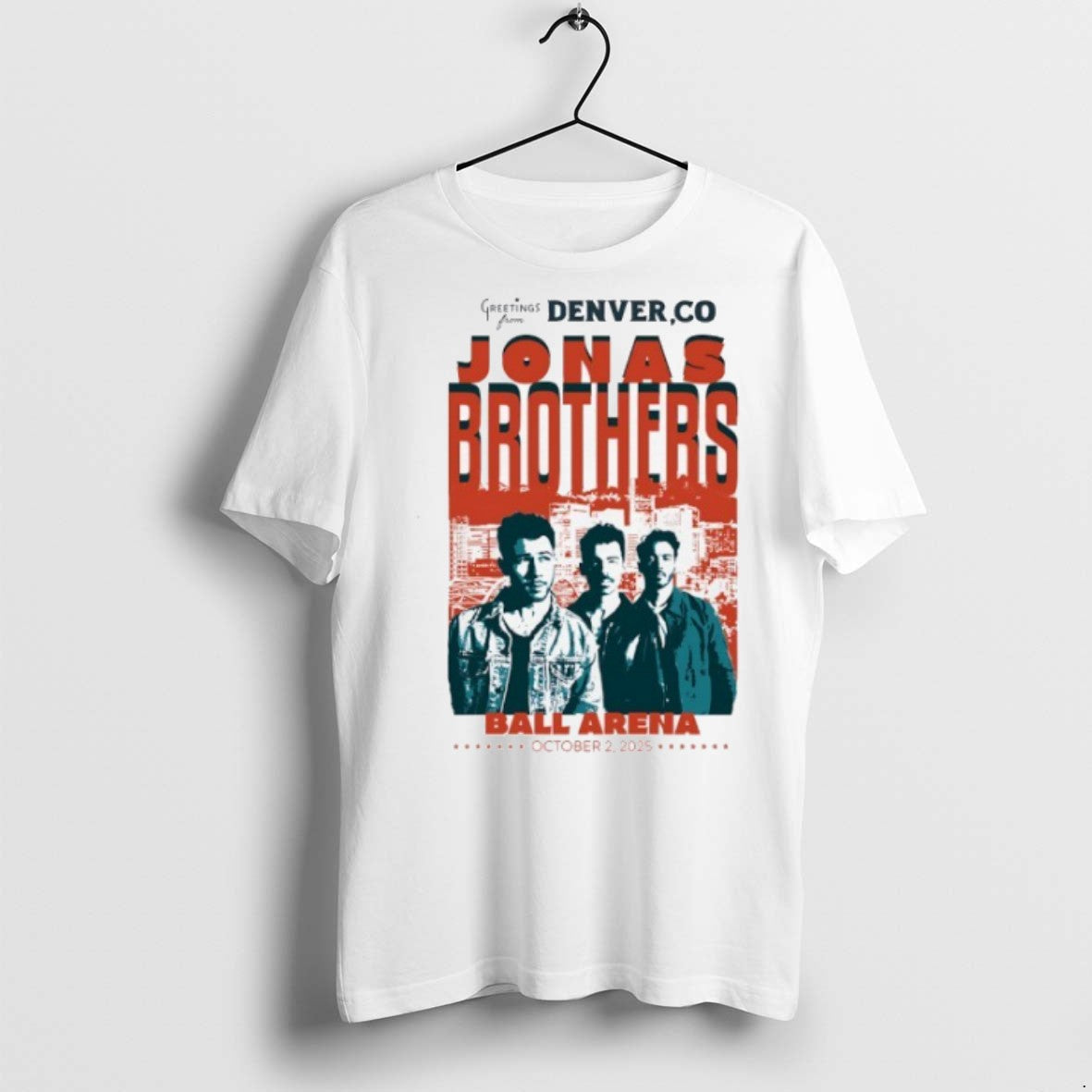 Premium Greetings From Denver Co Jonas Brothers Ball - Adult & Kids T-Shirts, Sweatshirts & Hoodies apparel design preview 1