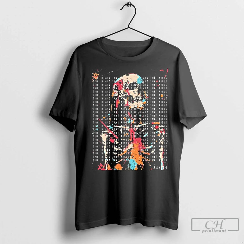 Premium Greta Thunberg Gothic Skeleton Graphic 2025 - Adult & Kids T-Shirts, Sweatshirts & Hoodies apparel design preview 1