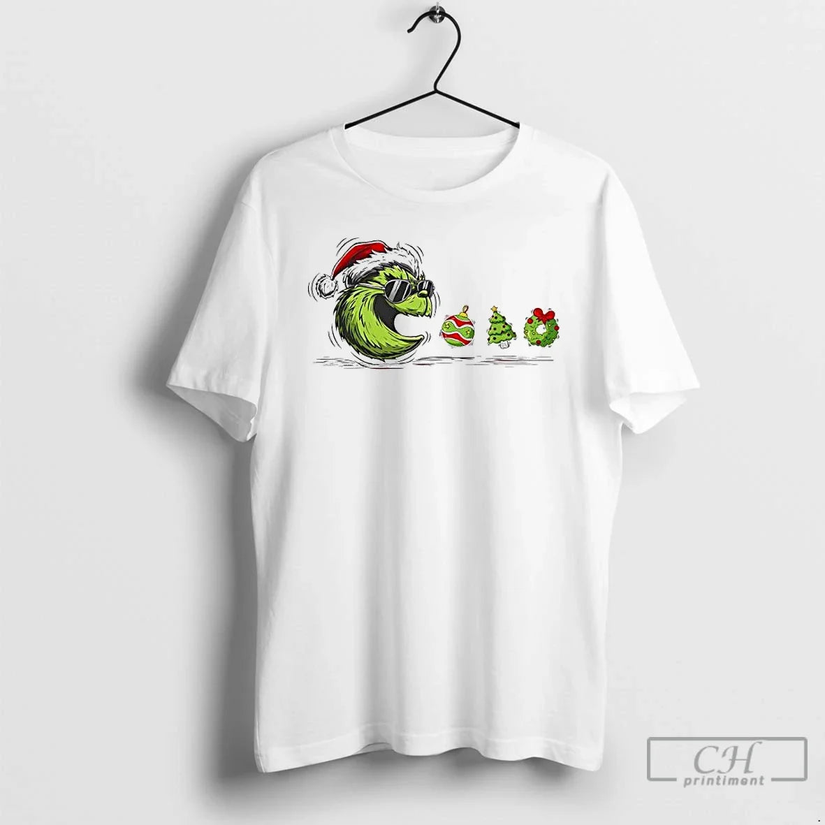 Premium Grinch Christmas Xmas Costume - Adult & Kids T-Shirts, Sweatshirts & Hoodies apparel design preview 1