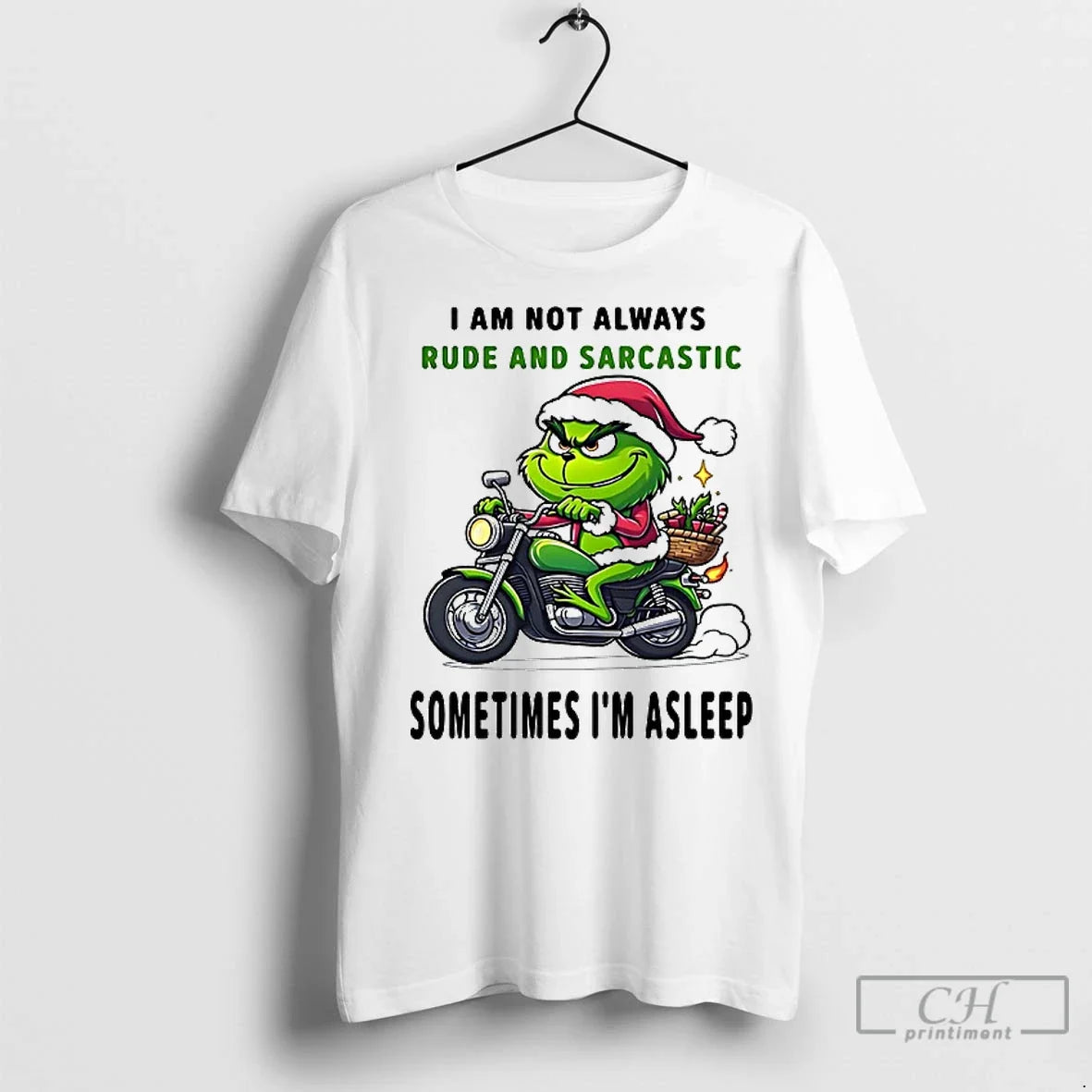 Premium Grinch I Am Not Always Rude And Sarcastic - Adult & Kids T-Shirts, Sweatshirts & Hoodies apparel design preview 1