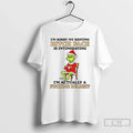 Premium Grinch Santa Hat Im Sorry My Resting Bitch - Adult & Kids T-Shirts, Sweatshirts & Hoodies apparel design preview 1