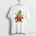 Premium Grinch Santa Hat Six Seven Meme Christmas - Adult & Kids T-Shirts, Sweatshirts & Hoodies apparel design preview 1
