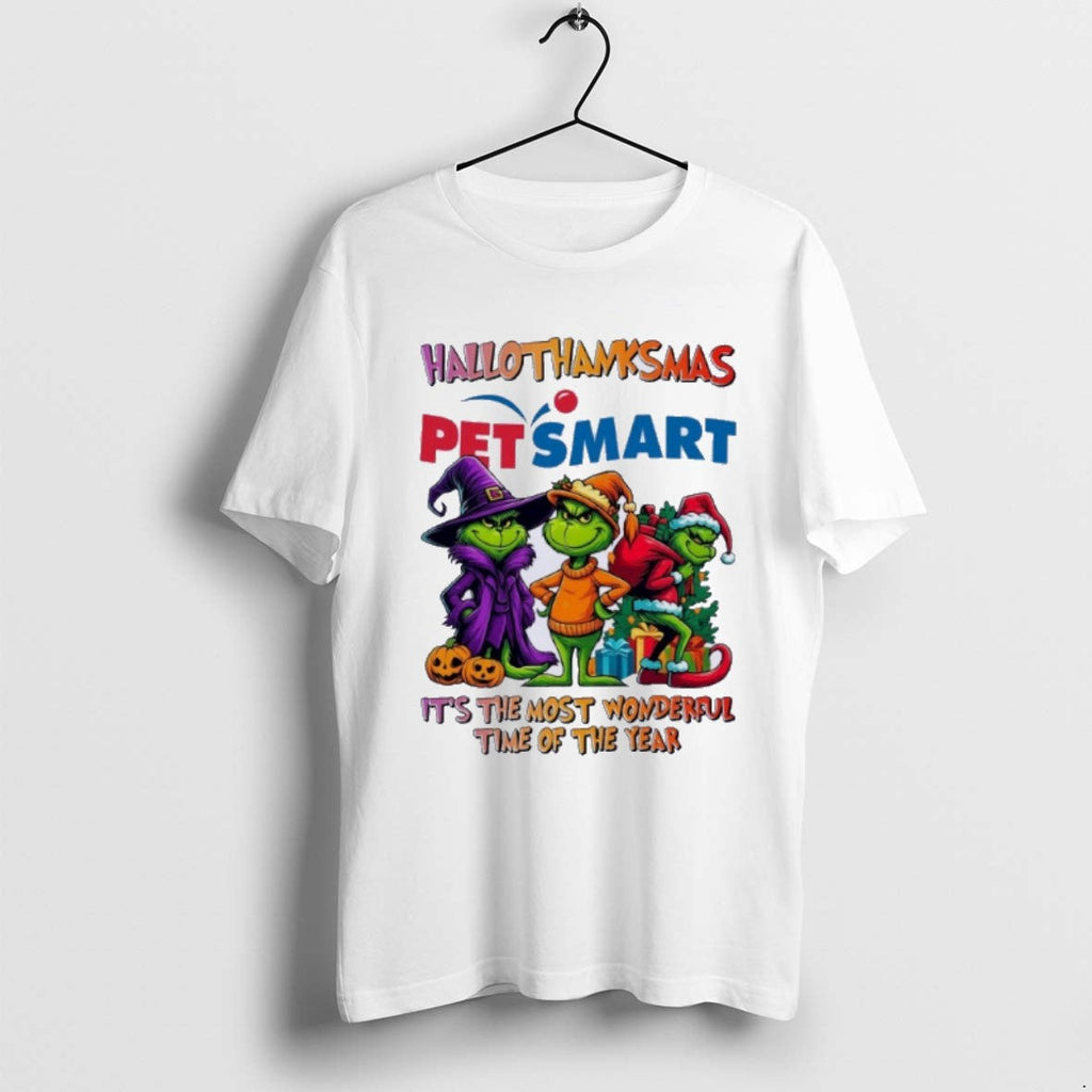 Premium Grinch X Petsmart Hallothanksmas Its The Most - Adult & Kids T-Shirts, Sweatshirts & Hoodies apparel design preview 1
