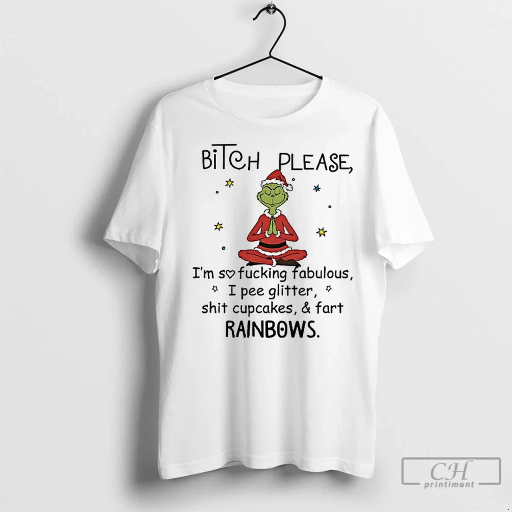 Premium Grinch Bitch Please Im So Fucking Fabulous I - Adult & Kids T-Shirts, Sweatshirts & Hoodies apparel design preview 1