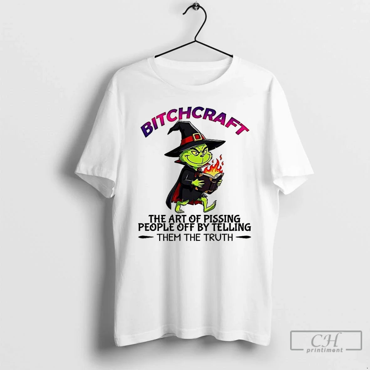 Premium Grinch Bitchcraft The Art Of Pissing People - Adult & Kids T-Shirts, Sweatshirts & Hoodies apparel design preview 1