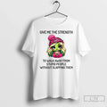 Premium Grinch Girl Give Me The Strength To Walk Away - Adult & Kids T-Shirts, Sweatshirts & Hoodies apparel design preview 1